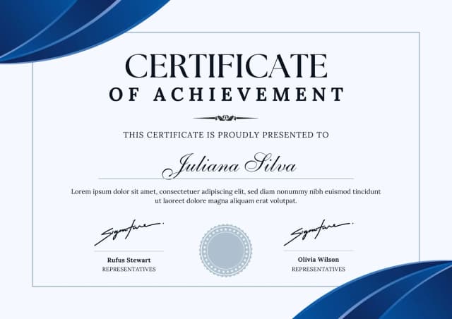 Certificate Printing